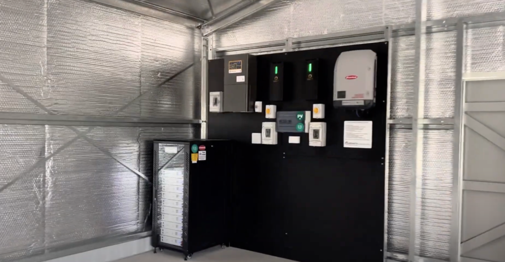 Photo inspiration: Off Grid Installation Elevator Company Reference: Lockyer Valley Off Grid Solar Installation